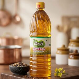 কাঠের ঘানির খাঁটি সরিষার তেল - ১ লিটার